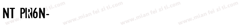NT Pr6N字体转换